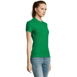 PASSION Damskie POLO 170g / Zielony S11338-KG-S