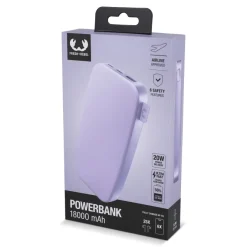 2PB18100 | Fresh 'n Rebel Powerbank 18000mAh USB-C Fast Charging 20W / Liliowy LT49403-N0071