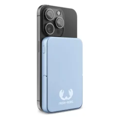 2PBM5000| Fresh 'n Rebel Compatible with MagSafe MagSafe Powerbank Wireless 5000mAh / Pastelowoniebieski LT49413-N0016