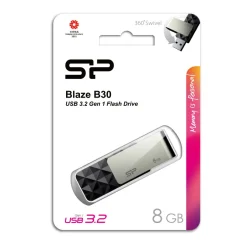 Pendrive Blaze B30, 64GB 3.1 Silicon Power / Czarny EG814003 32GB