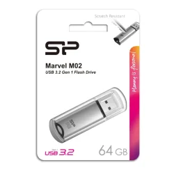 Pendrive Marvel M02, 128GB 3.2 Silicon Power / Szary EG832407 64GB