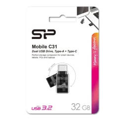 Pendrive Mobile C31, 128GB 3.0 Silicon Power / Czarny EG 816803 32GB
