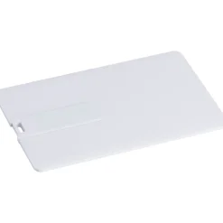 Pendrive plastikowy karta 8GB 2.0 SLOUGH / Biały 033606