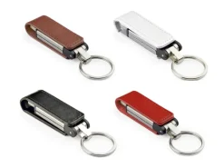 Pendrive skórzany 16GB / Biały PU-17-72H