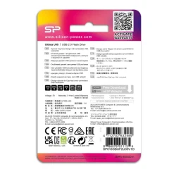 Pendrive Ultima U05, 8GB 2.0 Silicon Power / Czarny EG814403 16GB