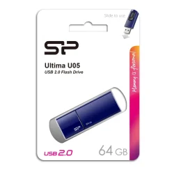 Pendrive Ultima U05, 8GB 2.0 Silicon Power / Niebieski EG814404 64GB