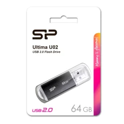 Pendrive Ultima U02, 32GB 2.0 Silicon Power / Czarny EG 813803 64GB