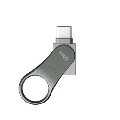 Pendrive z wejściem USB typu C Mobile C80, 64GB 3.2 Silicon Power / Szary EG 815007 64GB