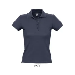 PEOPLE Damskie POLO 210g / Granatowy S11310-NY-S