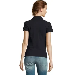 PEOPLE Damskie POLO 210g / Granatowy S11310-NY-L