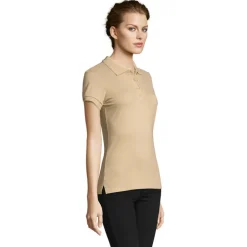 PEOPLE Damskie POLO 210g / Sand S11310-SA-L