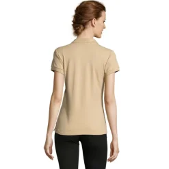 PEOPLE Damskie POLO 210g / Sand S11310-SA-M