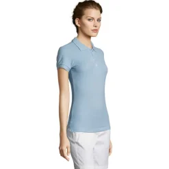 PEOPLE Damskie POLO 210g / Sky Blue Pique S11310-SP-L