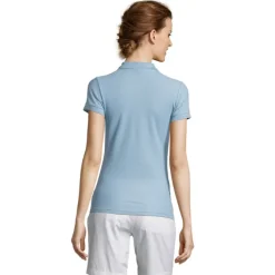 PEOPLE Damskie POLO 210g / Sky Blue Pique S11310-SP-L