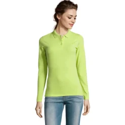 PERFECT Damskie LSL POLO180 / Apple Green S02083-AG-3XL