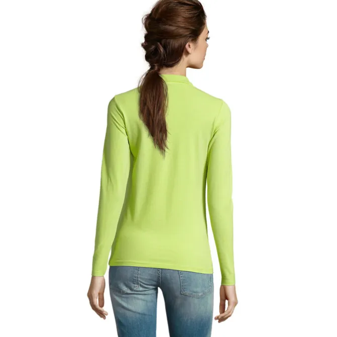 PERFECT Damskie LSL POLO180 / Apple Green S02083-AG-XL
