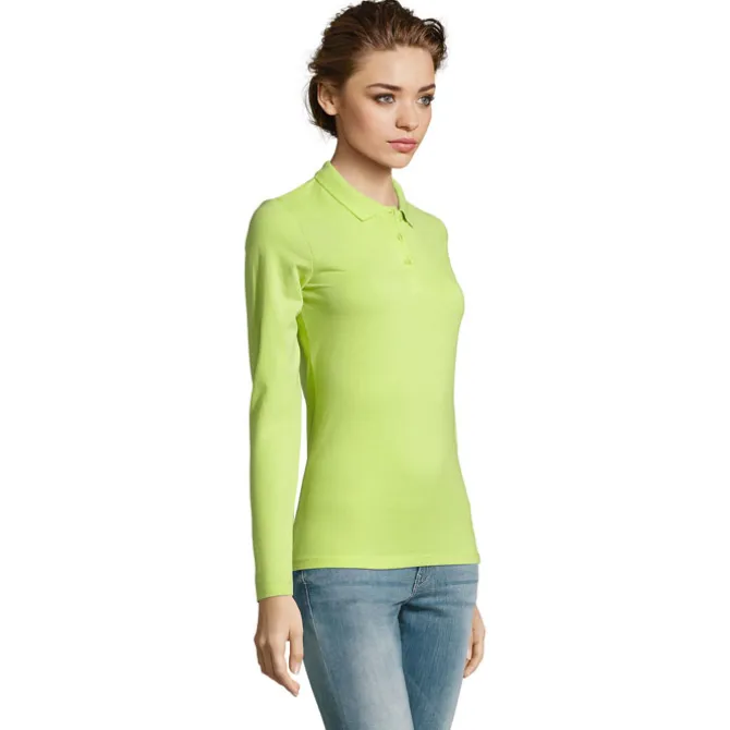 PERFECT Damskie LSL POLO180 / Apple Green S02083-AG-M