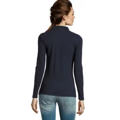 PERFECT Damskie LSL POLO180 / French Navy S02083-FN-S