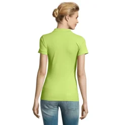 PERFECT Damskie POLO 180g / Apple Green S11347-AG-M