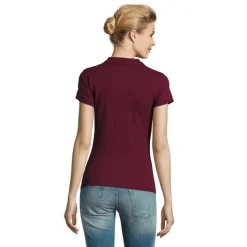 PERFECT Damskie POLO 180g / Burgundy S11347-BG-XL