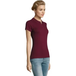 PERFECT Damskie POLO 180g / Burgundy S11347-BG-S