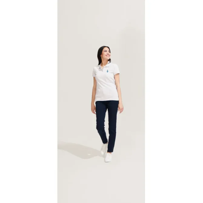 PERFECT Damskie POLO 180g / French Navy S11347-FN-L
