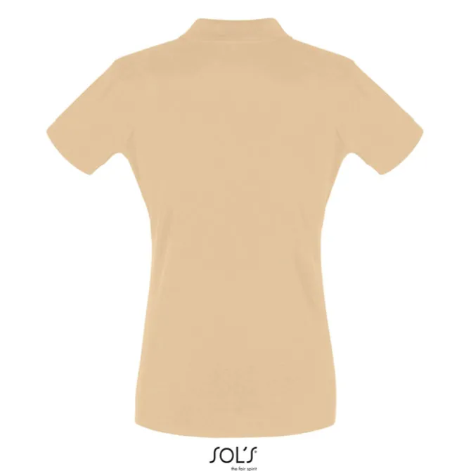 PERFECT Damskie POLO 180g / Sand S11347-SA-XXL