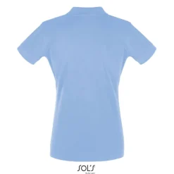 PERFECT Damskie POLO 180g / Sky Blue Pique S11347-SP-L