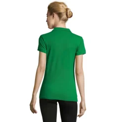 PERFECT Damskie POLO 180g / Zielony S11347-KG-3XL
