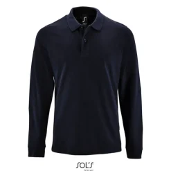 PERFECT MEN LSL POLO 180g / French Navy S02087-FN-XL