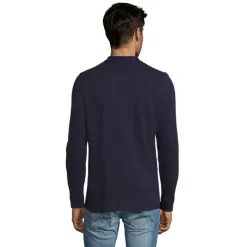 PERFECT MEN LSL POLO 180g / French Navy S02087-FN-XXL