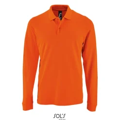 PERFECT MEN LSL POLO 180g / Pomarańczowy S02087-OR-L