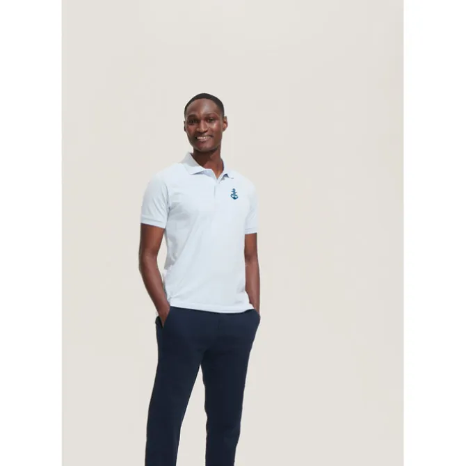 PERFECT Męskie POLO 180g / Aqua S11346-AQ-XXL