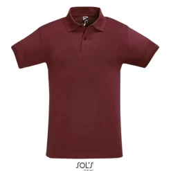 PERFECT Męskie POLO 180g / Burgundy S11346-BG-L