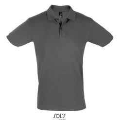 PERFECT Męskie POLO 180g / Ciemny szary S11346-DG-3XL