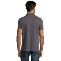 PERFECT Męskie POLO 180g / Ciemny szary S11346-DG-XXL