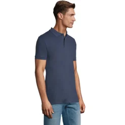 PERFECT Męskie POLO 180g / Denim S11346-DM-3XL