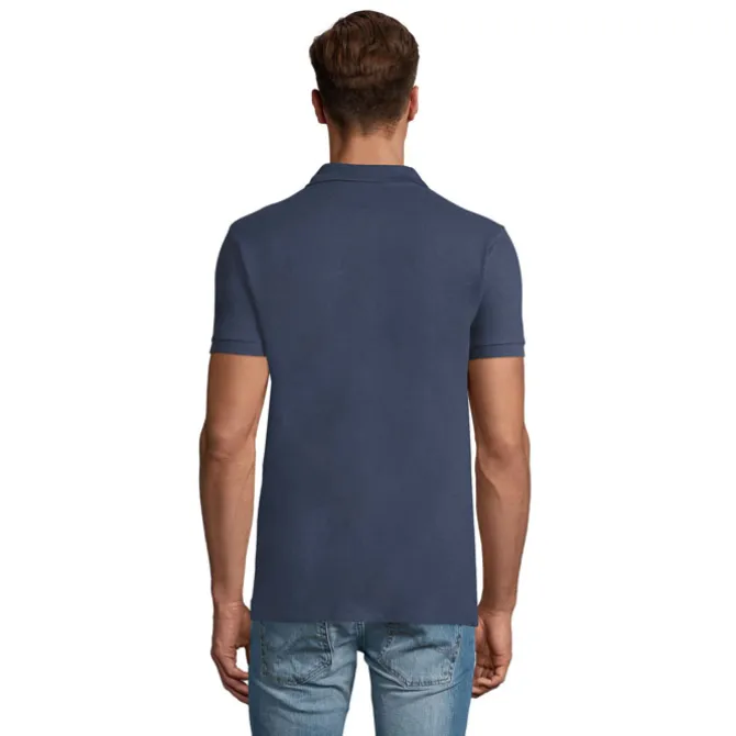 PERFECT Męskie POLO 180g / Denim S11346-DM-S