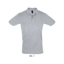 PERFECT Męskie POLO 180g / Grey melange S11346-GY-4XL
