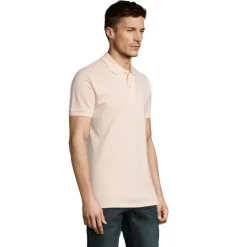 PERFECT Męskie POLO 180g / Kremowy Róż S11346-CP-L