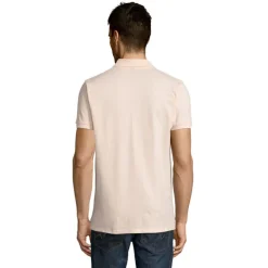PERFECT Męskie POLO 180g / Kremowy Róż S11346-CP-L
