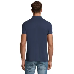 PERFECT Męskie POLO 180g / Melanż Denim S11346-HD-XXL
