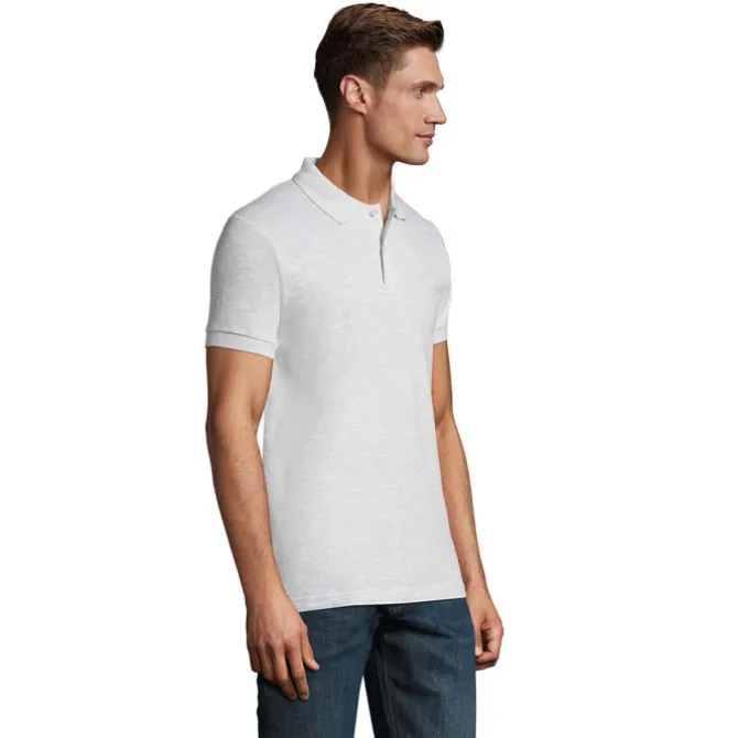 PERFECT Męskie POLO 180g / Popiól S11346-AS-L