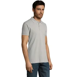 PERFECT Męskie POLO 180g / Pure grey S11346-PG-S