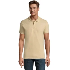 PERFECT Męskie POLO 180g / Sand S11346-SA-M