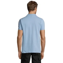 PERFECT Męskie POLO 180g / Sky blue S11346-SP-3XL