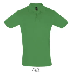 PERFECT Męskie POLO 180g / Zielony S11346-KG-M