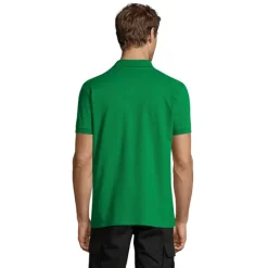 PERFECT Męskie POLO 180g / Zielony S11346-KG-XL