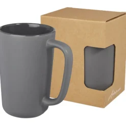 Perk ceramiczny kubek, 480 ml / Szary 10072882