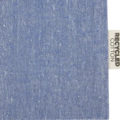 Pheebs torba na prezent z bawełny z recyklingu o gramaturze 150 g/m² i z certyfikatem GRS, duża o pojemności 4 l / Niebieski melanż 12067250